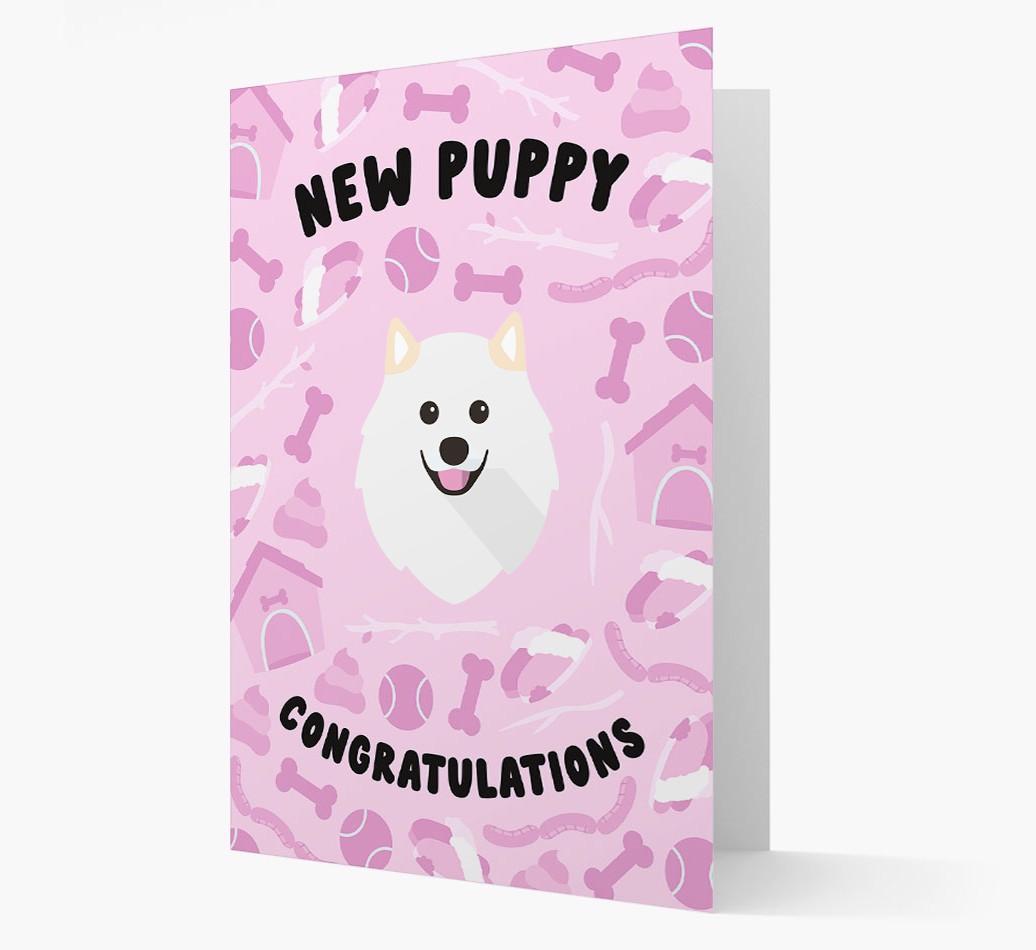 New Puppy, Congratulations: Personalized {breedFullName} Card