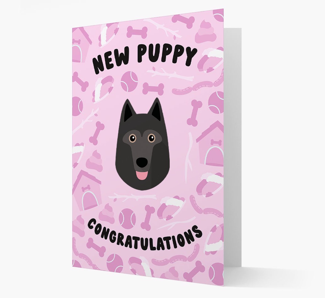 New Puppy, Congratulations: Personalized {breedFullName} Card