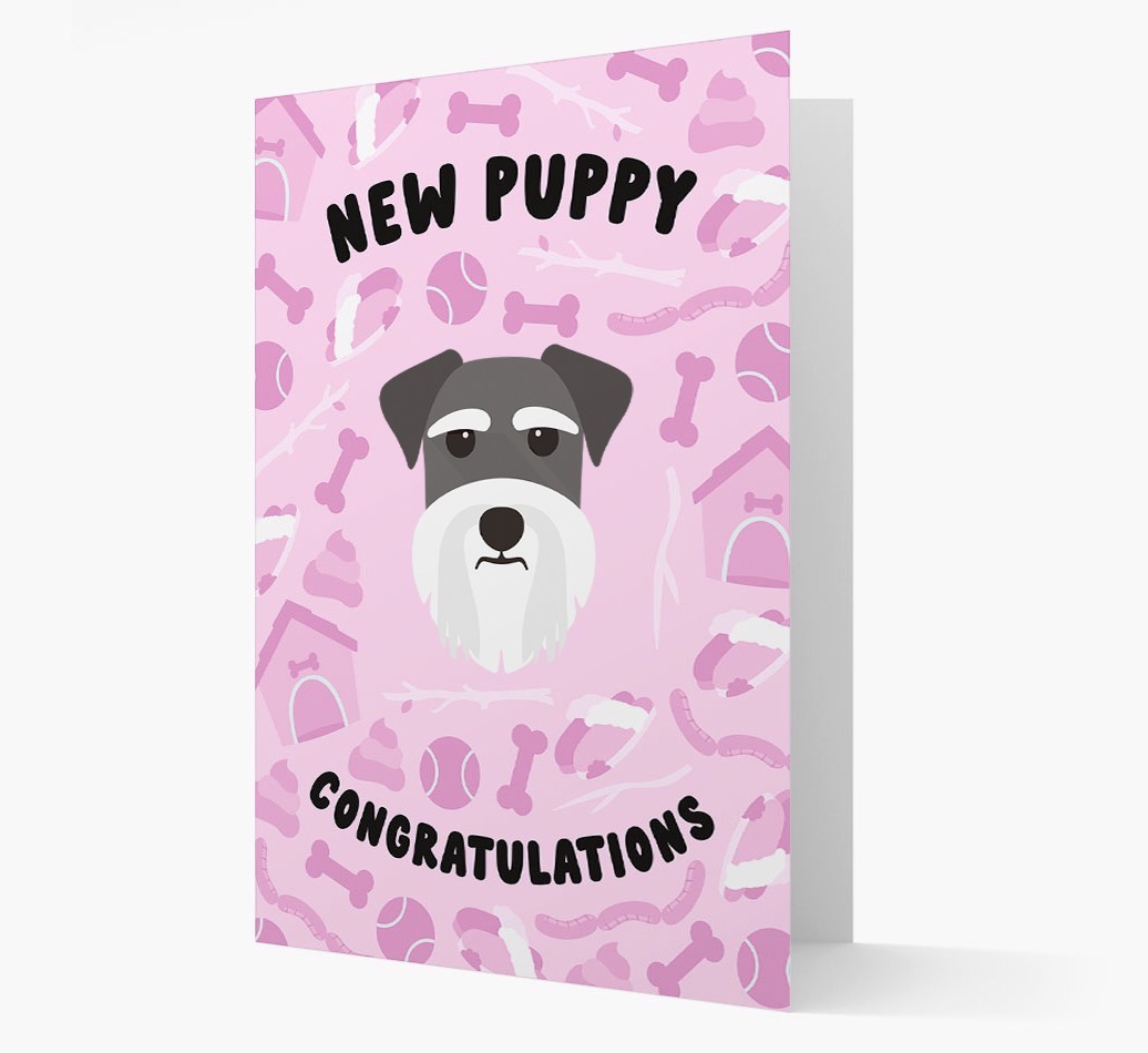 New Puppy, Congratulations: Personalized {breedFullName} Card