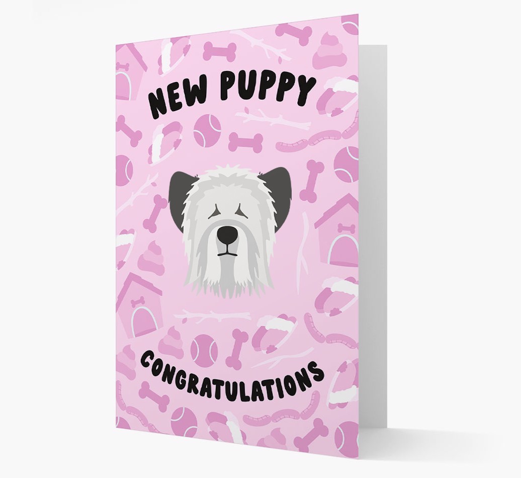 New Puppy, Congratulations: Personalized {breedFullName} Card