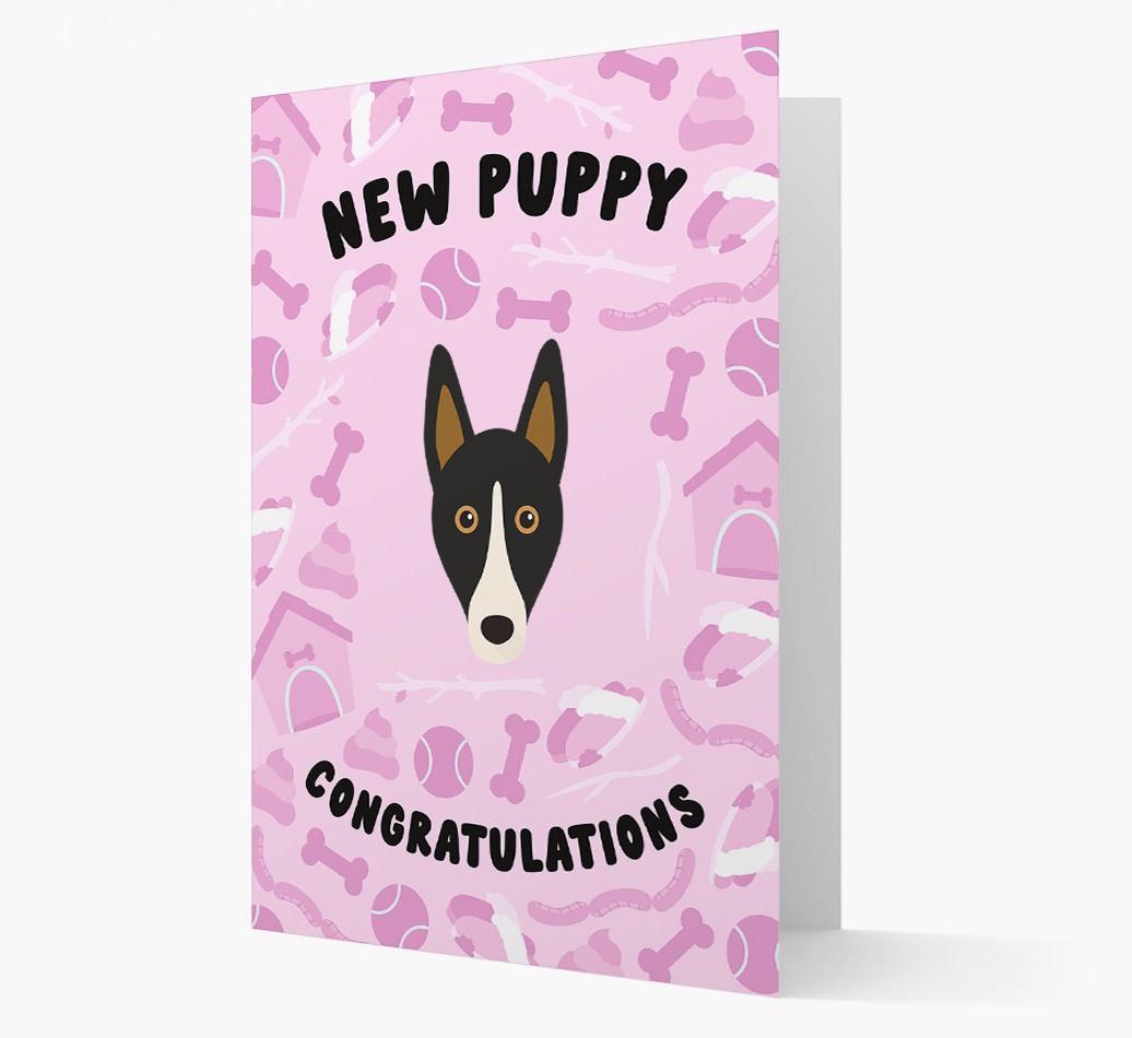 New Puppy, Congratulations: Personalized {breedFullName} Card