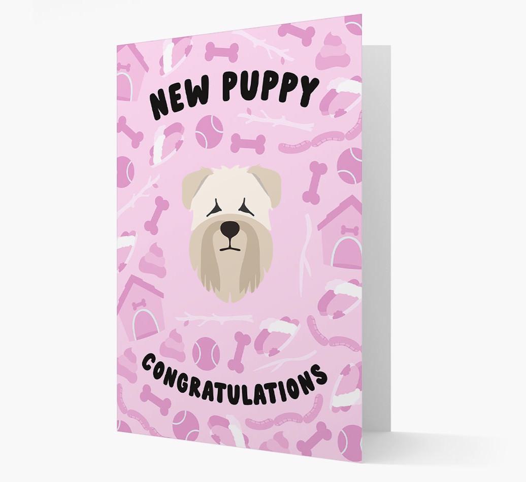 New Puppy, Congratulations: Personalized {breedFullName} Card