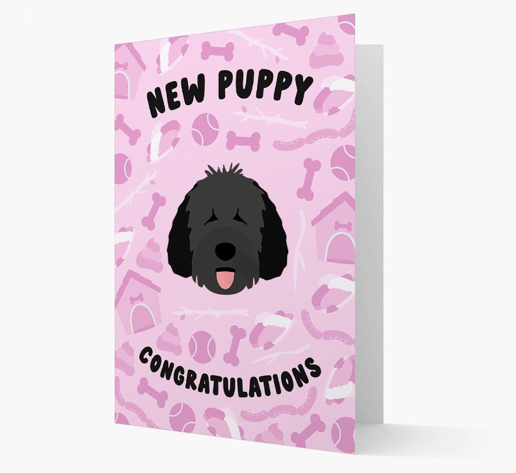 New Puppy, Congratulations: Personalized {breedFullName} Card