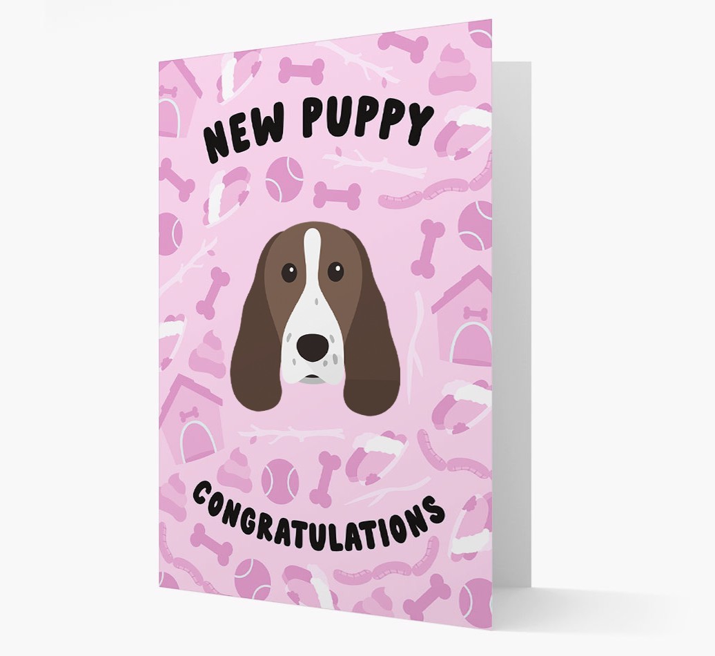 New Puppy, Congratulations: Personalized {breedFullName} Card