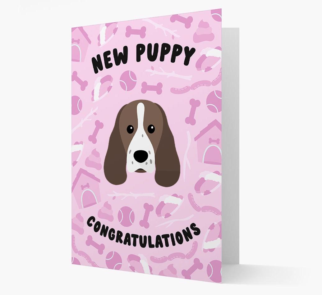 New Puppy, Congratulations: Personalized {breedFullName} Card