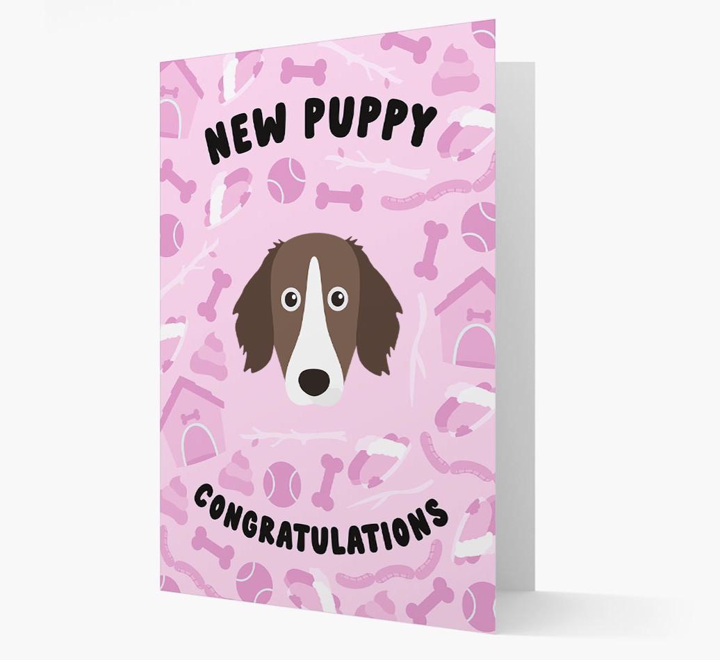 New Puppy, Congratulations: Personalized {breedFullName} Card