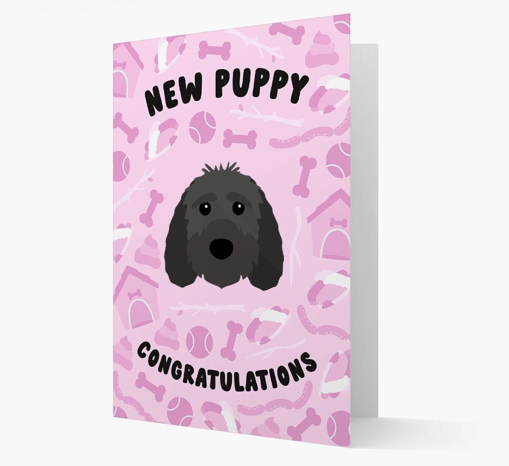 New Puppy, Congratulations: Personalized {breedFullName} Card