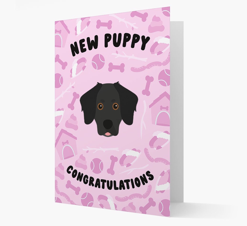 New Puppy, Congratulations: Personalized {breedFullName} Card