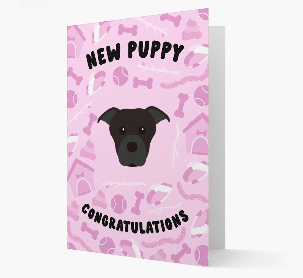 New Puppy, Congratulations: Personalized {breedFullName} Card