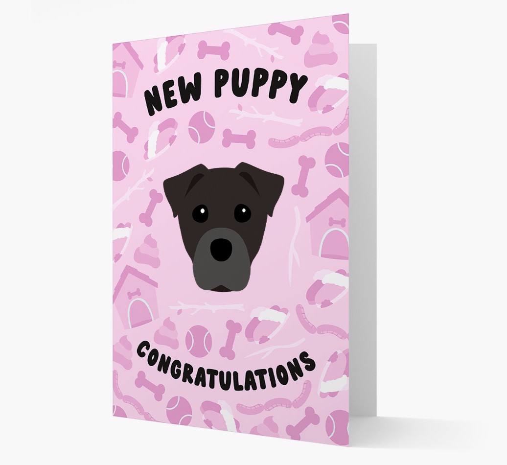 New Puppy, Congratulations: Personalized {breedFullName} Card