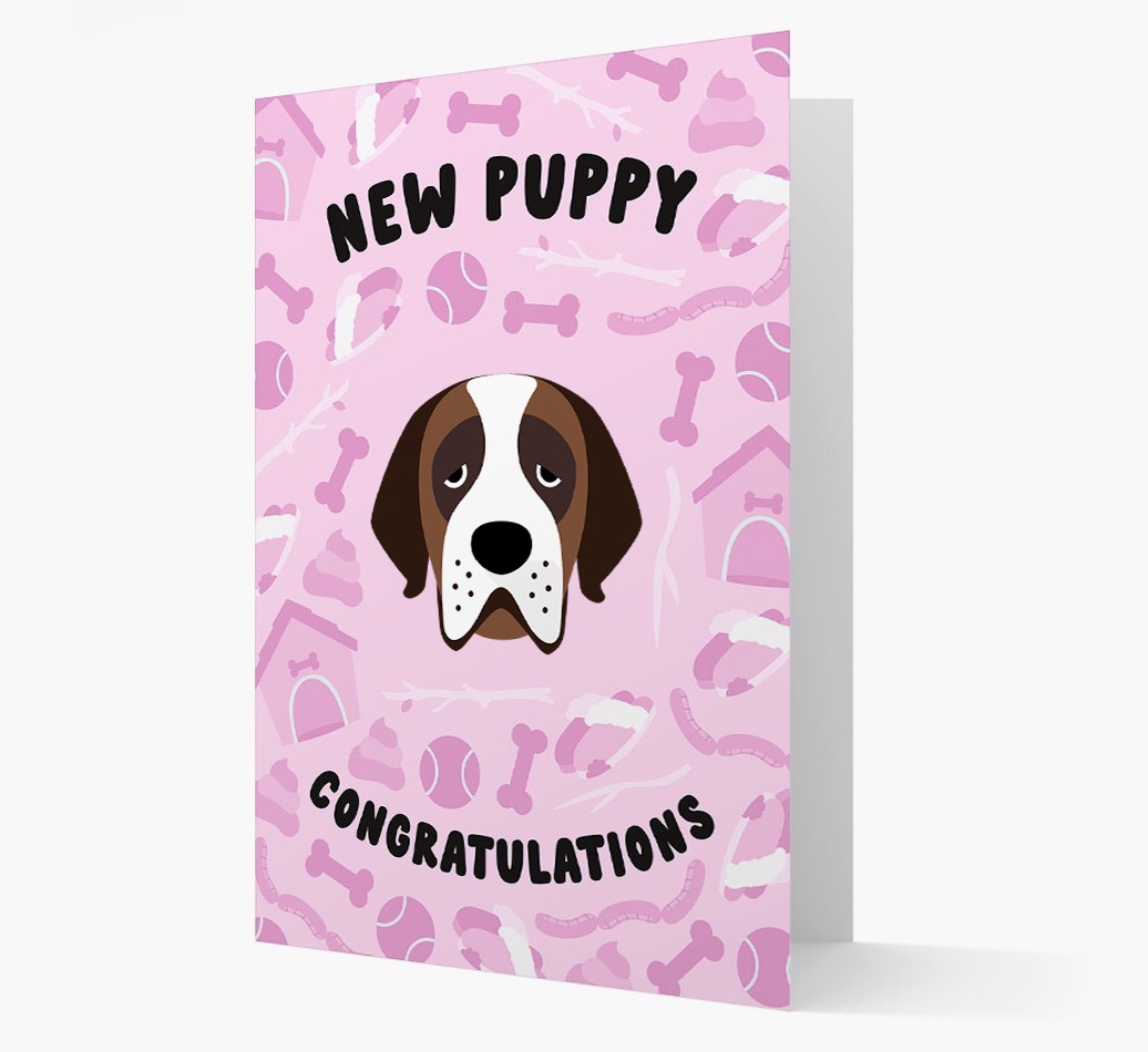 New Puppy, Congratulations: Personalized {breedFullName} Card