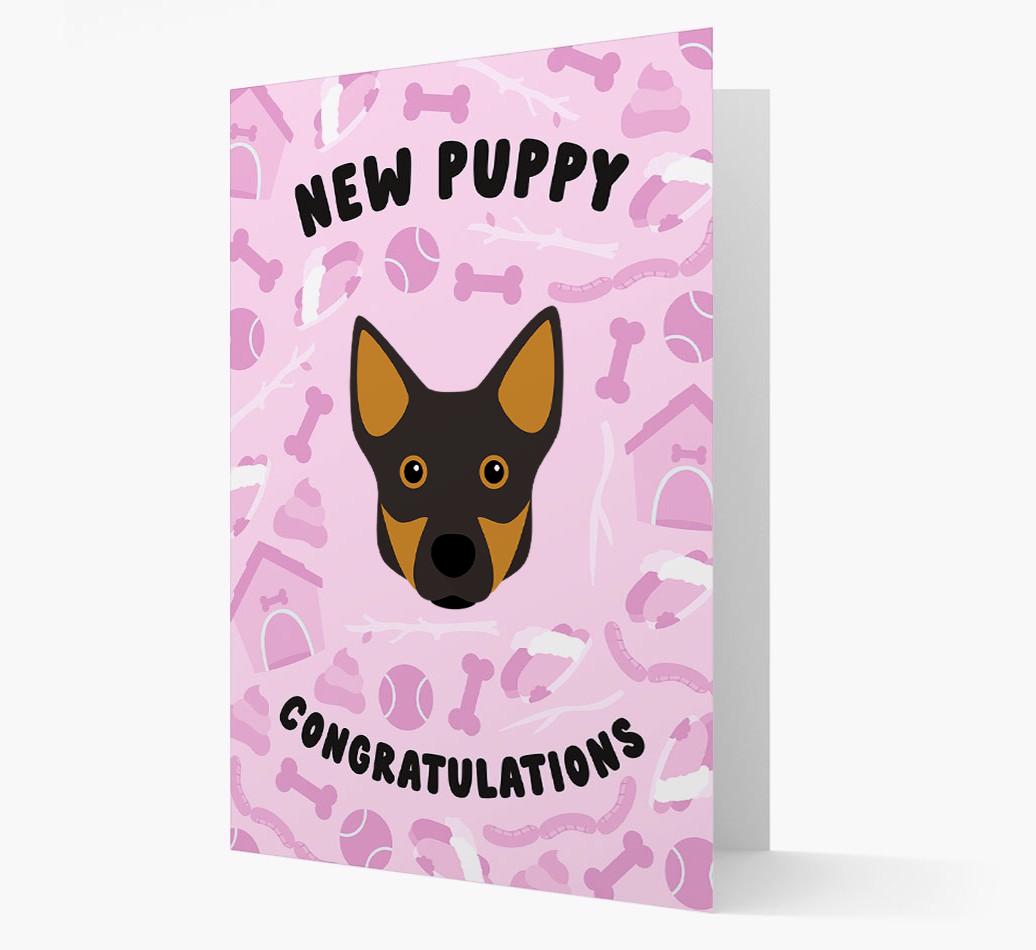 New Puppy, Congratulations: Personalized {breedFullName} Card