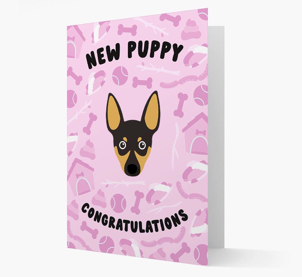 New Puppy, Congratulations: Personalized {breedFullName} Card