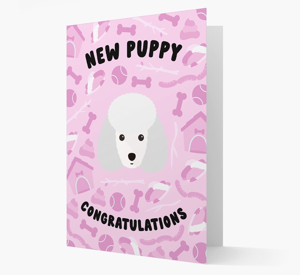 New Puppy, Congratulations: Personalized {breedFullName} Card