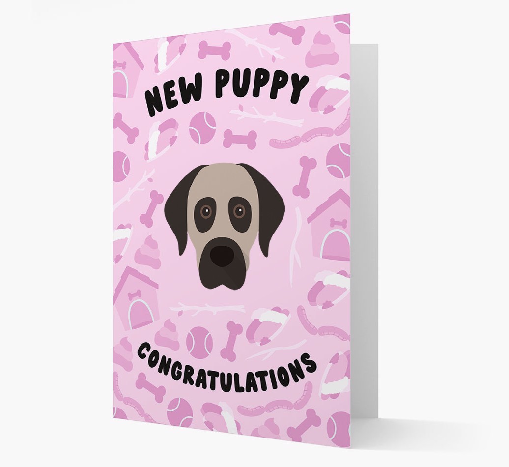 New Puppy, Congratulations: Personalized {breedFullName} Card