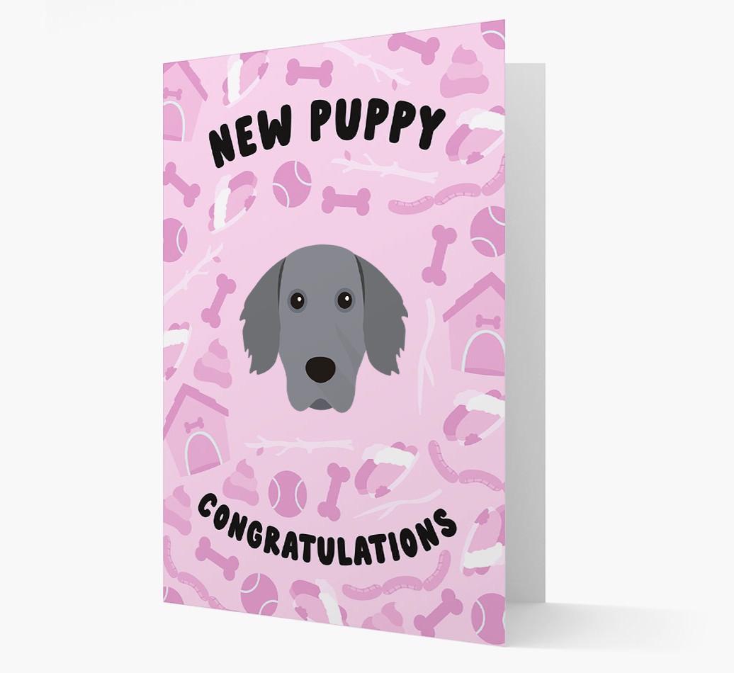 New Puppy, Congratulations: Personalized {breedFullName} Card