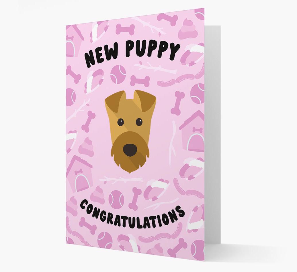 New Puppy, Congratulations: Personalized {breedFullName} Card