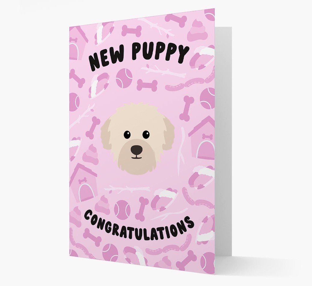 New Puppy, Congratulations: Personalized {breedFullName} Card