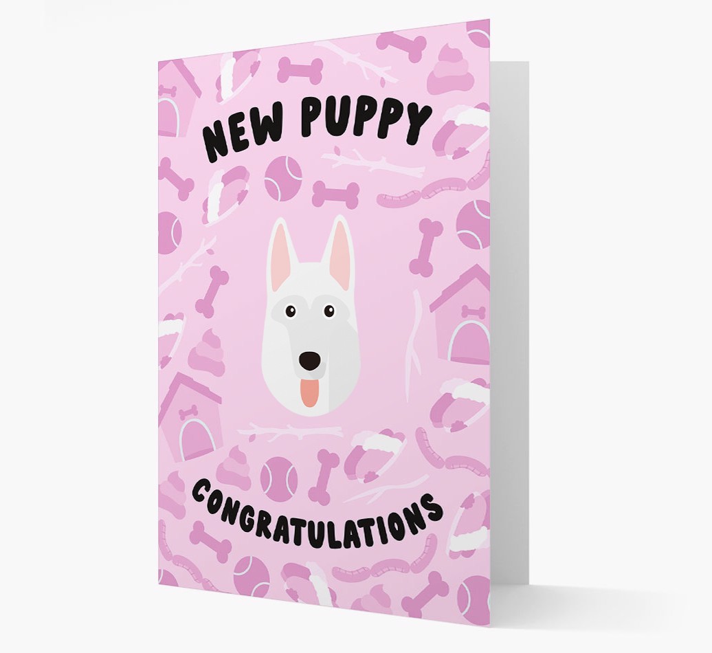 New Puppy, Congratulations: Personalized {breedFullName} Card