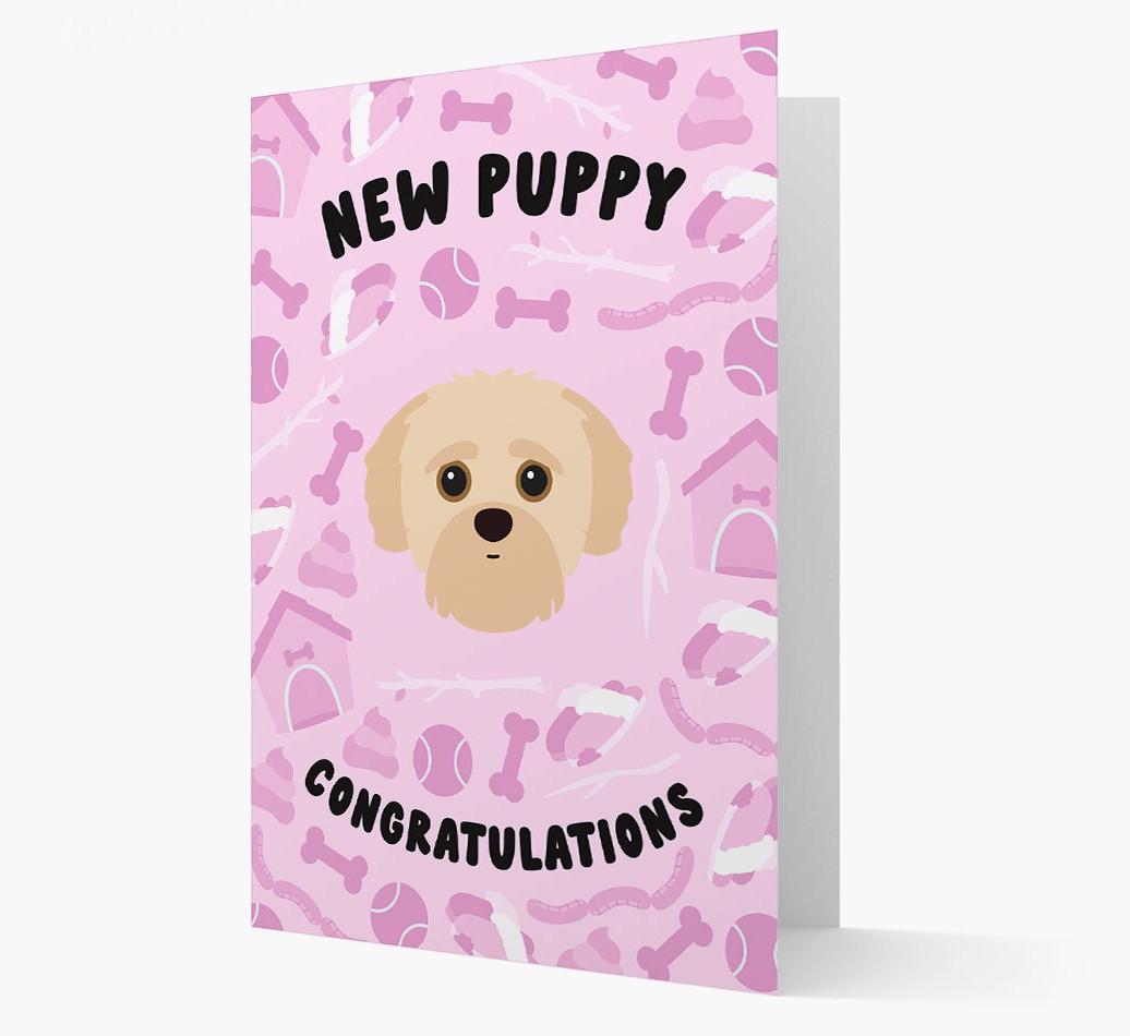 New Puppy, Congratulations: Personalized {breedFullName} Card