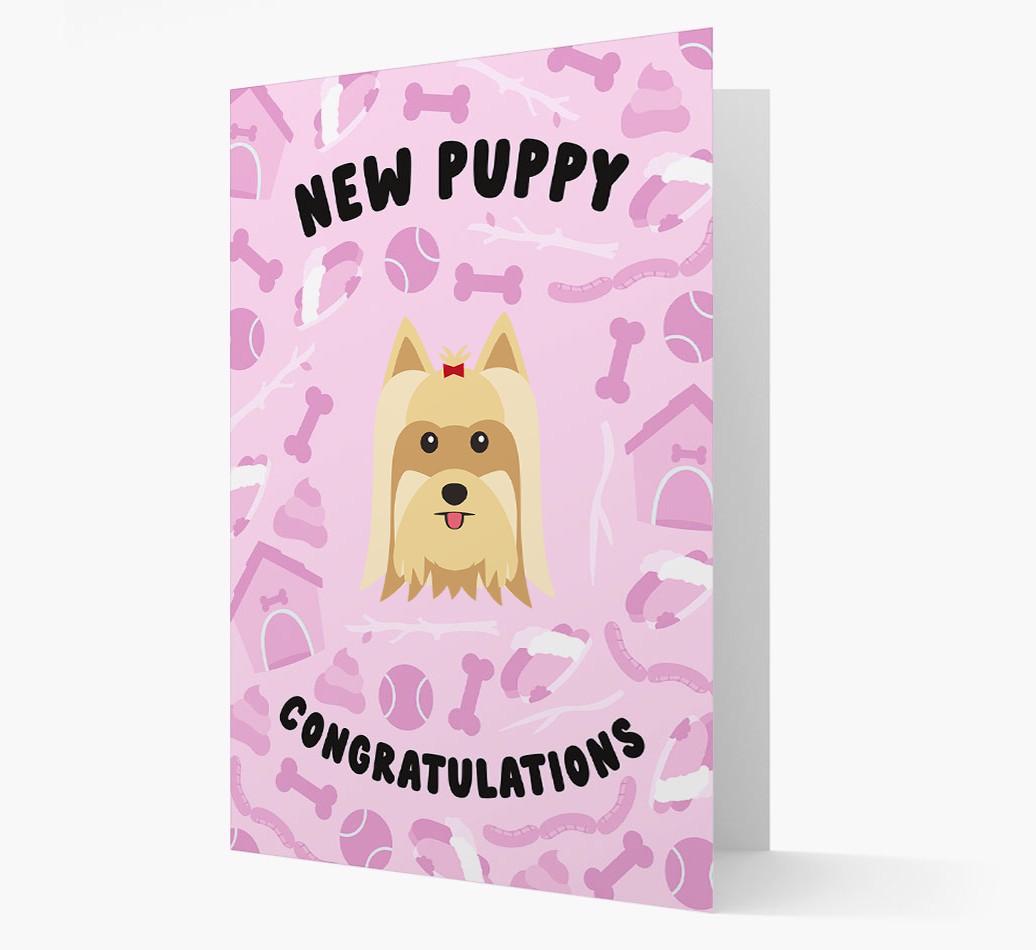 New Puppy, Congratulations: Personalised {breedFullName} Card