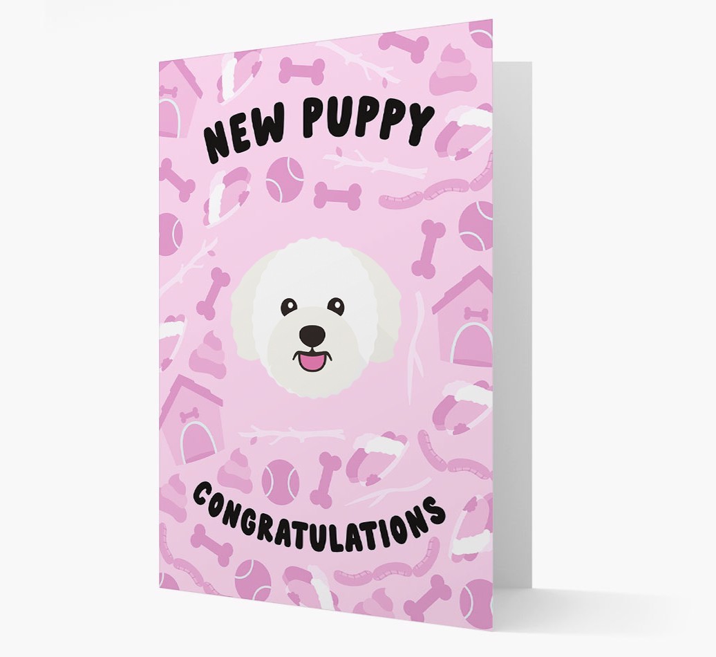 New Puppy, Congratulations: Personalized {breedFullName} Card