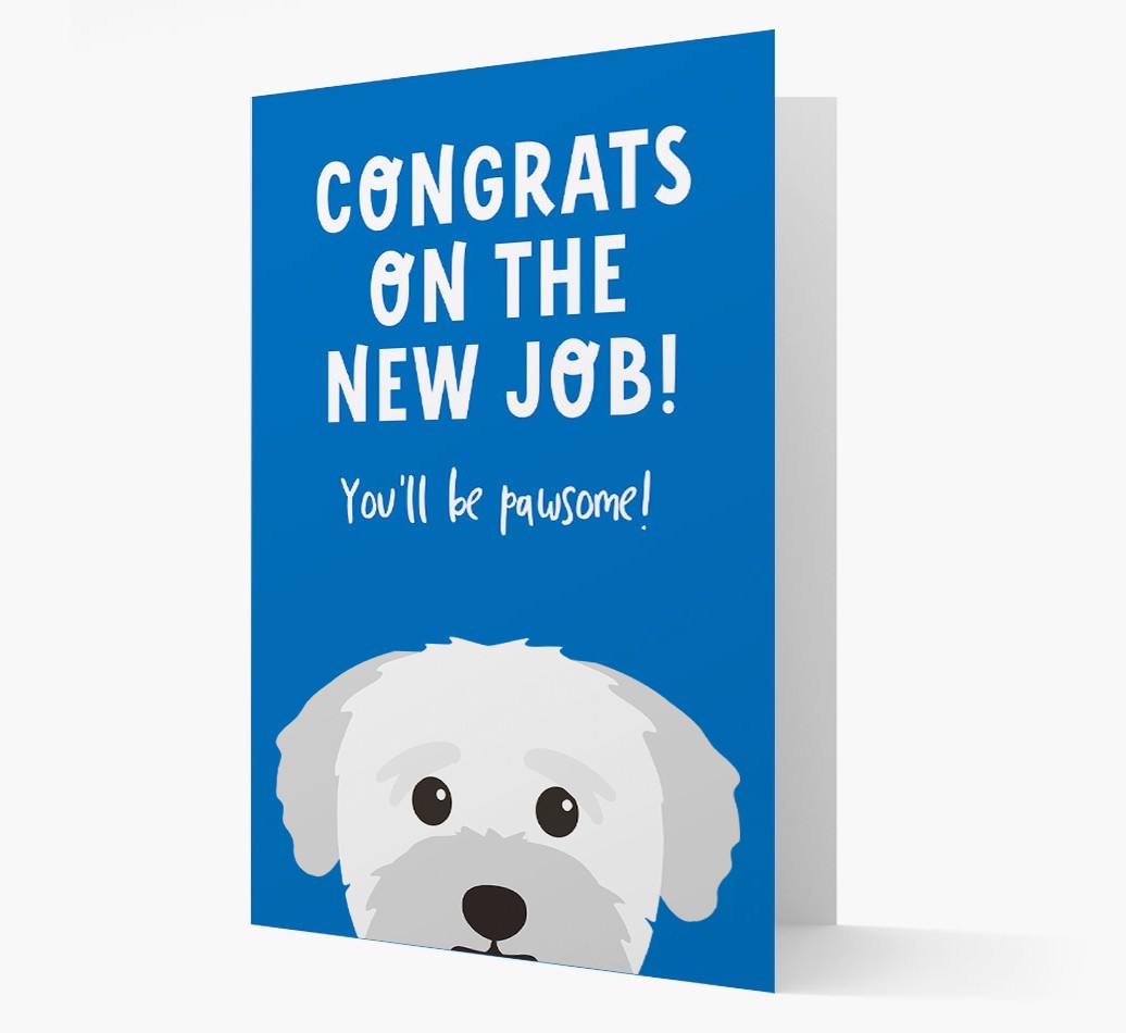 Congrats On The New Job: Personalized {breedFullName} Card