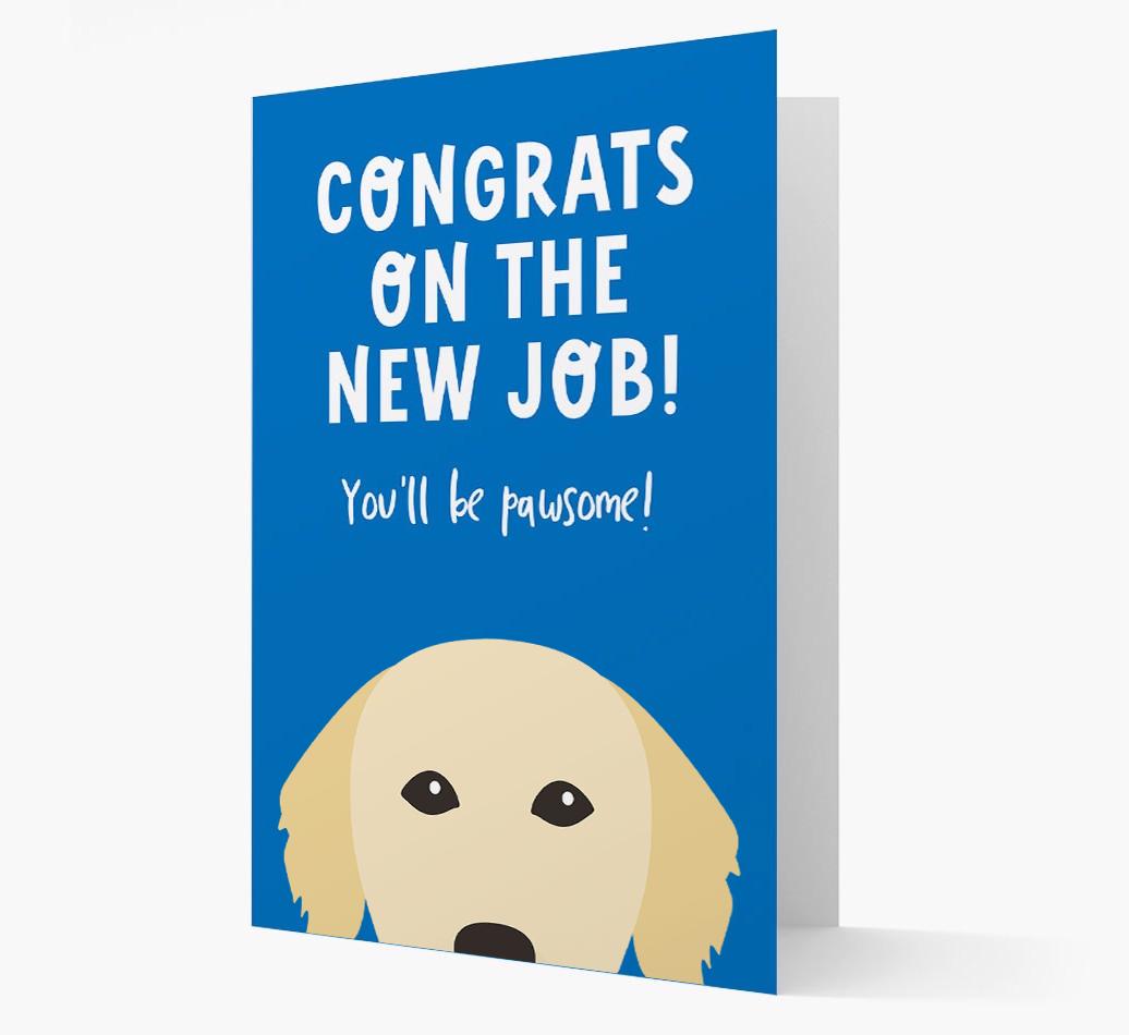 Congrats On The New Job: Personalized {breedFullName} Card