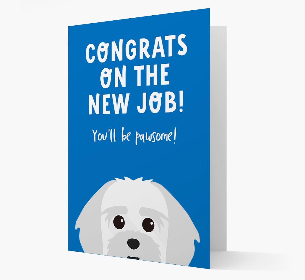 Congrats On The New Job: Personalized {breedFullName} Card