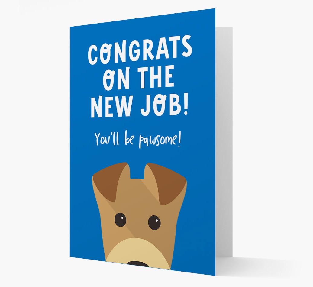 Congrats On The New Job: Personalized {breedFullName} Card