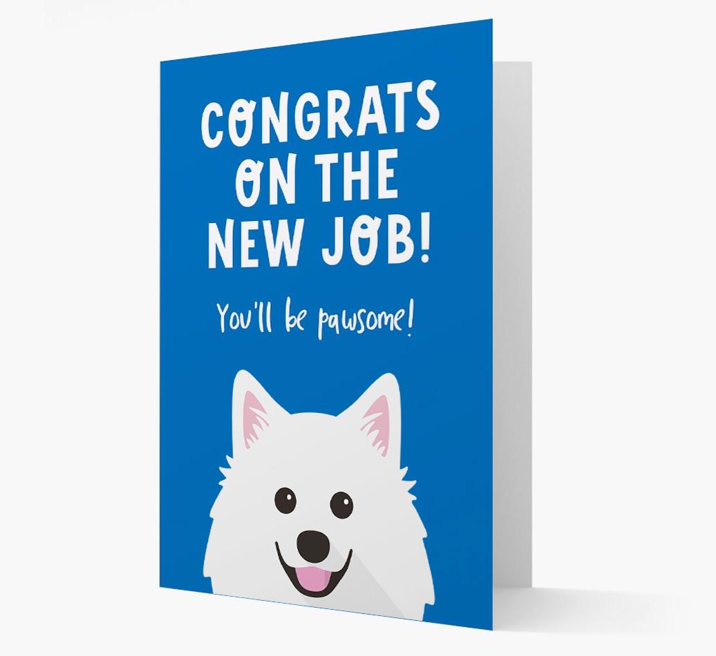 Congrats On The New Job: Personalized {breedFullName} Card