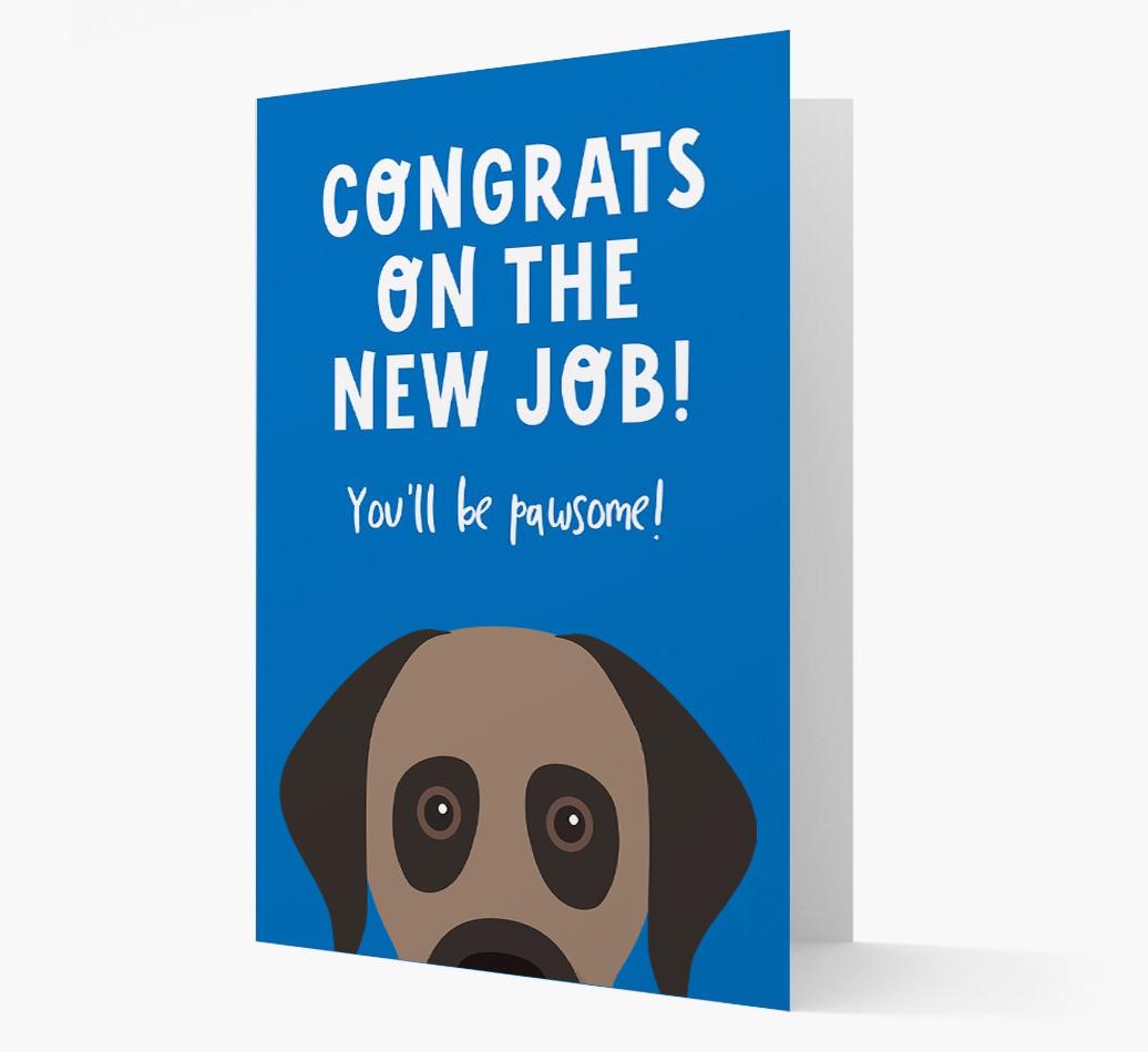 Congrats On The New Job: Personalized {breedFullName} Card