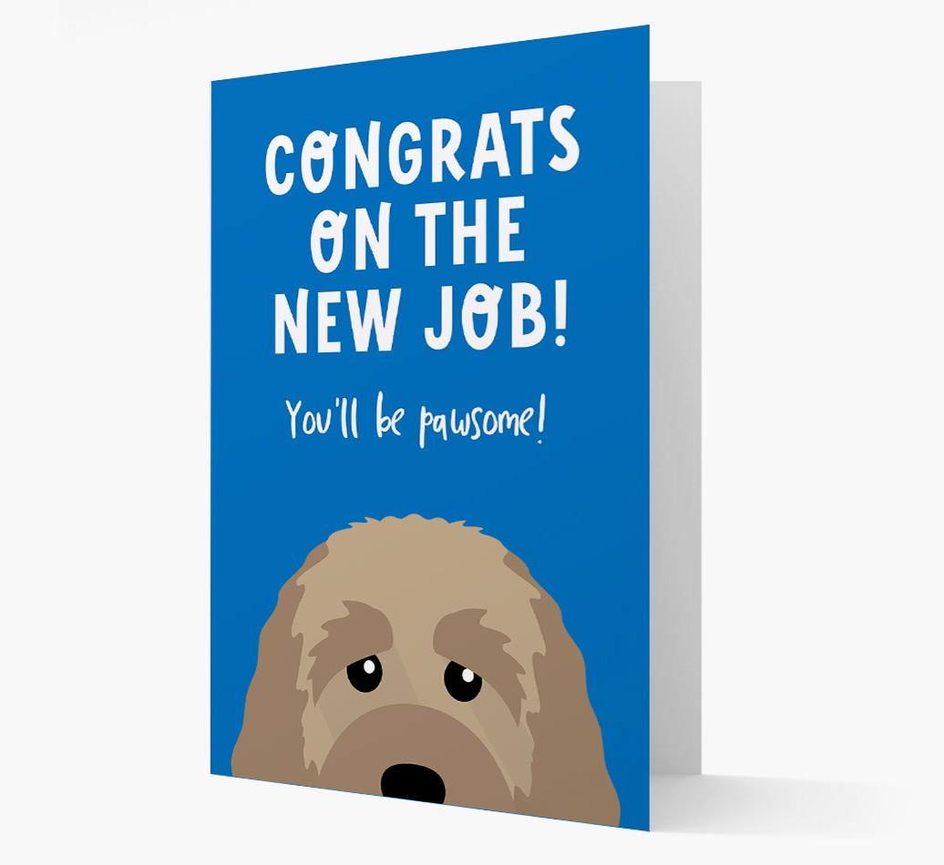 Congrats On The New Job: Personalized {breedFullName} Card