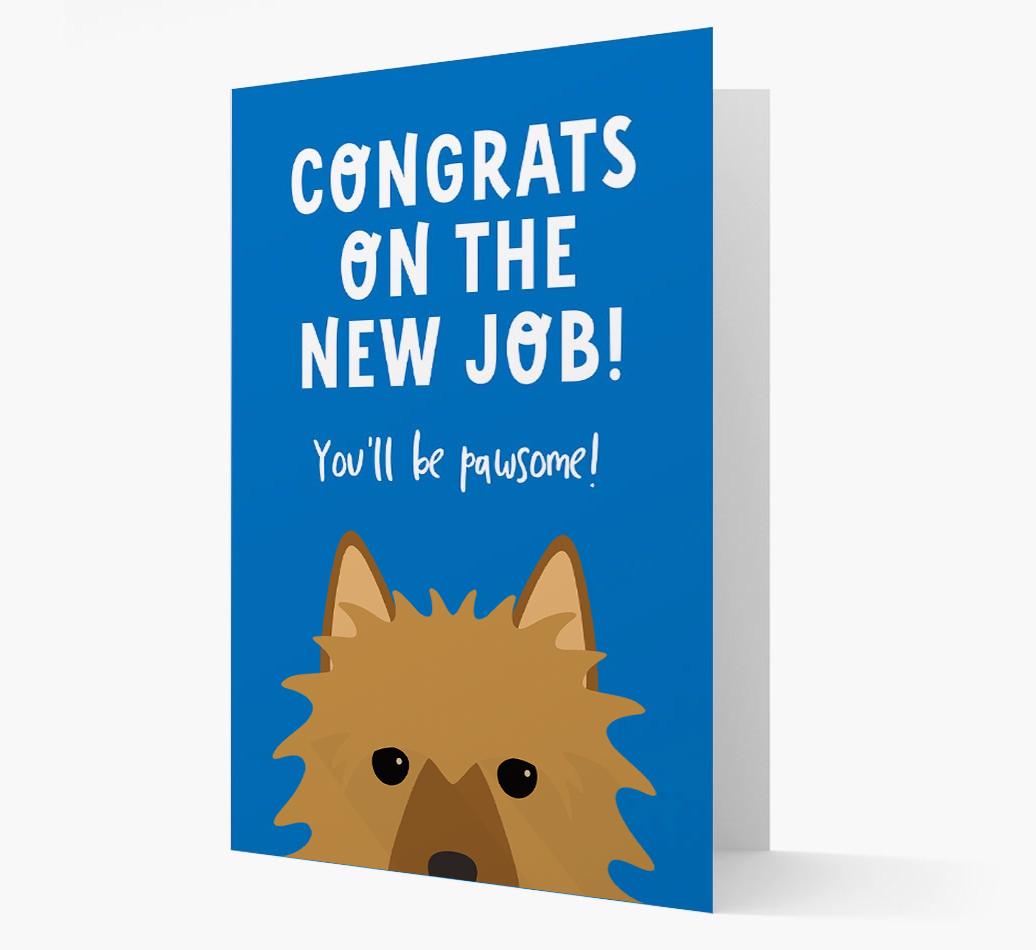 Congrats On The New Job: Personalized {breedFullName} Card