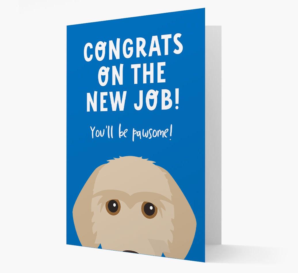 Congrats On The New Job: Personalized {breedFullName} Card