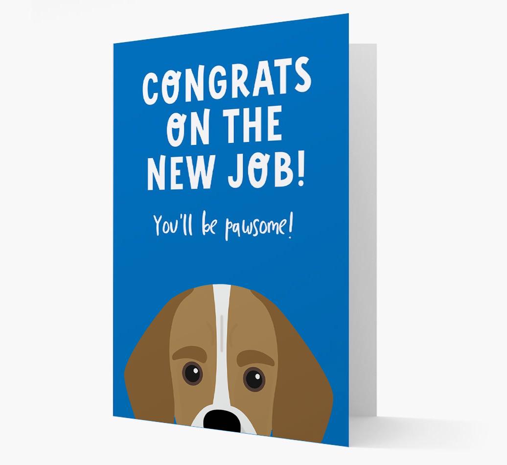 Congrats On The New Job: Personalized {breedFullName} Card