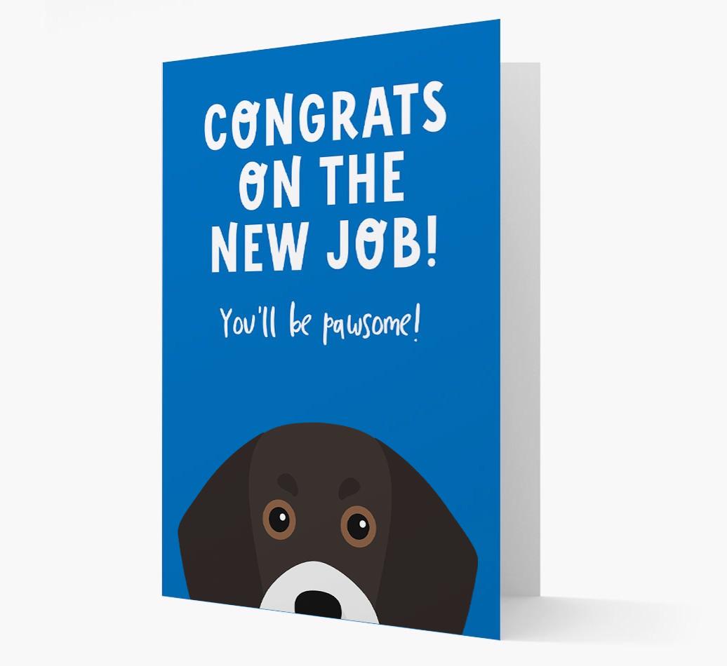 Congrats On The New Job: Personalized {breedFullName} Card