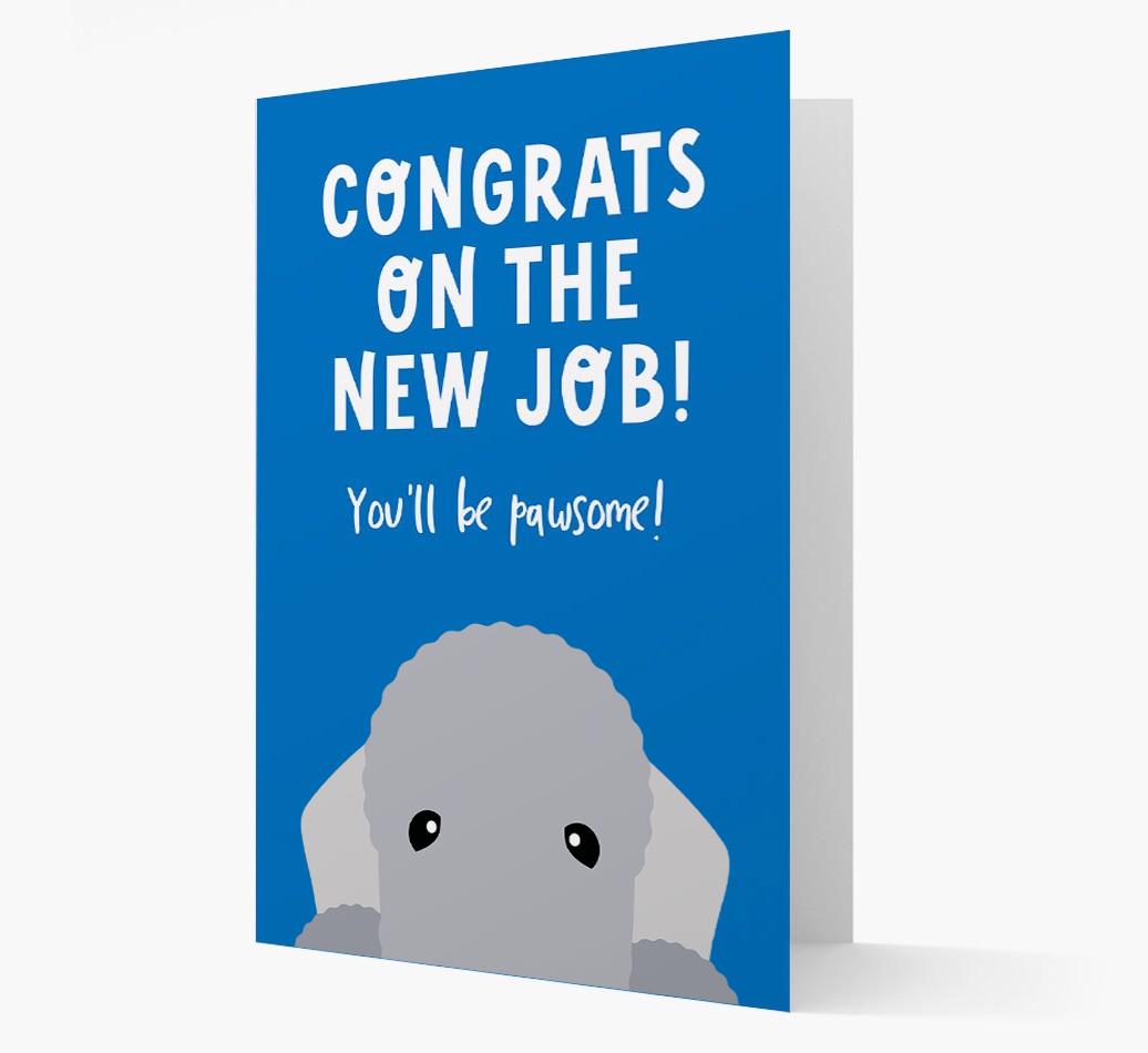 Congrats On The New Job: Personalized {breedFullName} Card