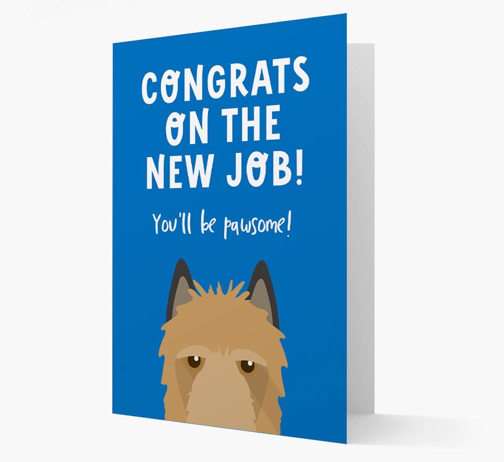 Congrats On The New Job: Personalized {breedFullName} Card