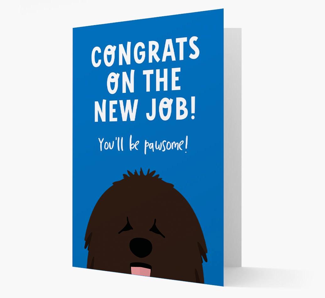 Congrats On The New Job: Personalized {breedFullName} Card