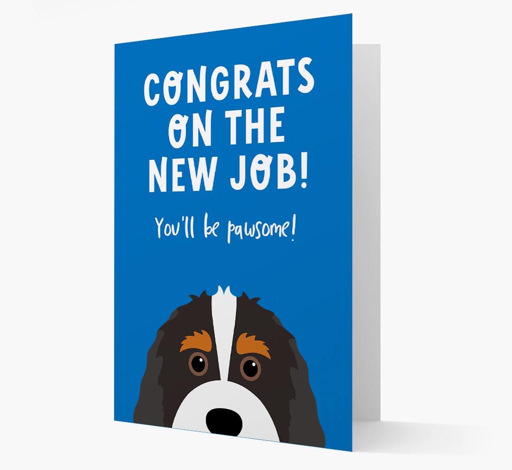 Congrats On The New Job: Personalized {breedFullName} Card