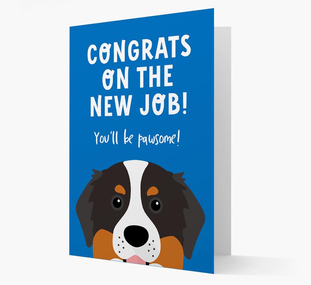 Congrats On The New Job: Personalized {breedFullName} Card