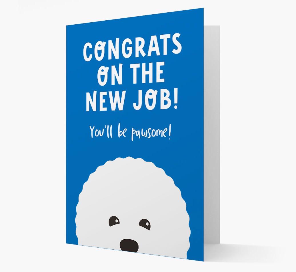 Congrats On The New Job: Personalized {breedFullName} Card