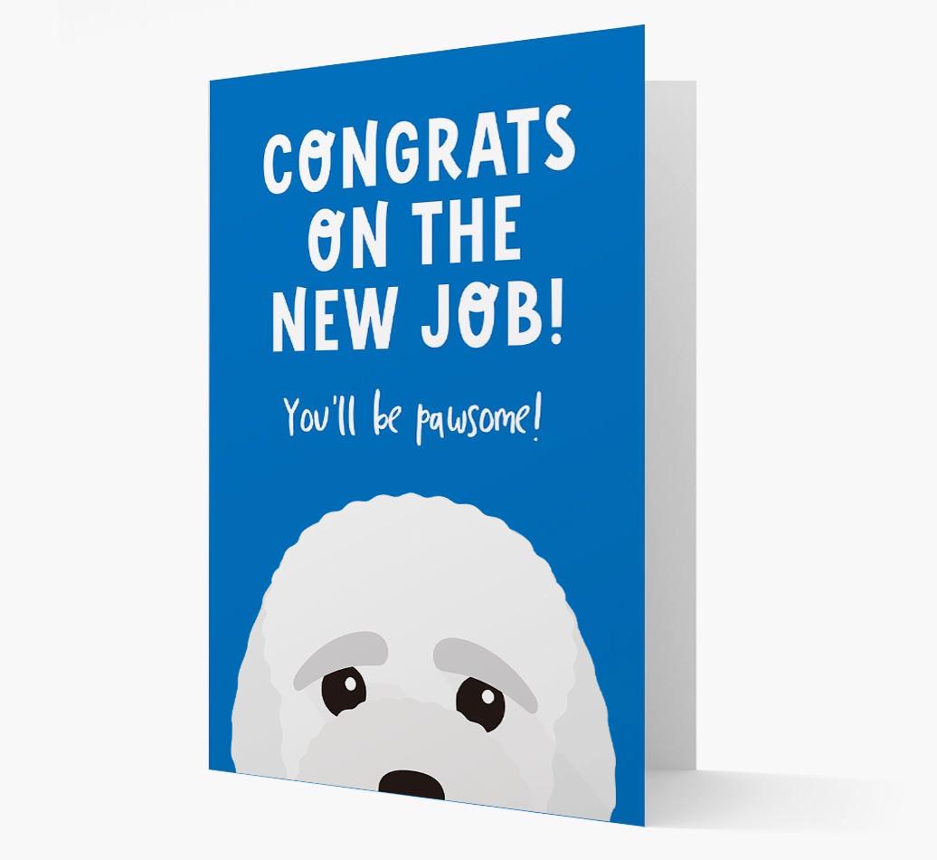 Congrats On The New Job: Personalized {breedFullName} Card