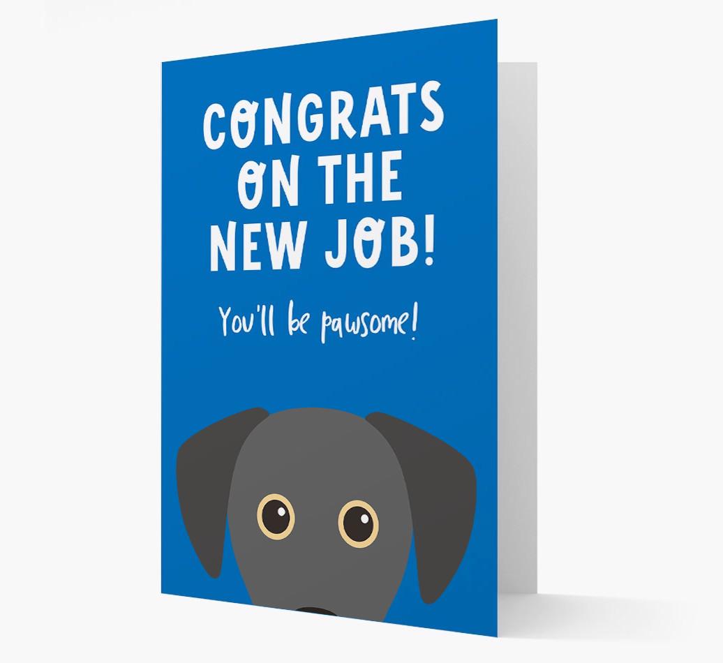 Congrats On The New Job: Personalized {breedFullName} Card
