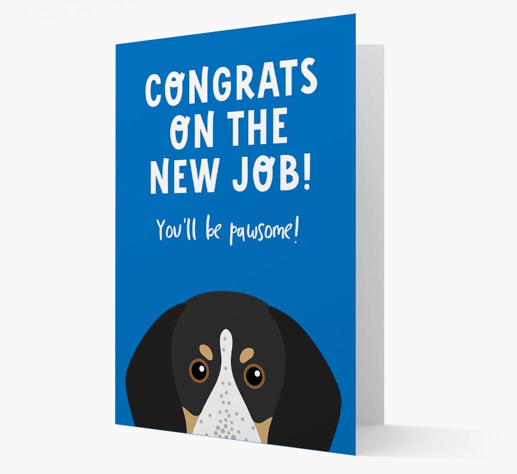 Congrats On The New Job: Personalized {breedFullName} Card