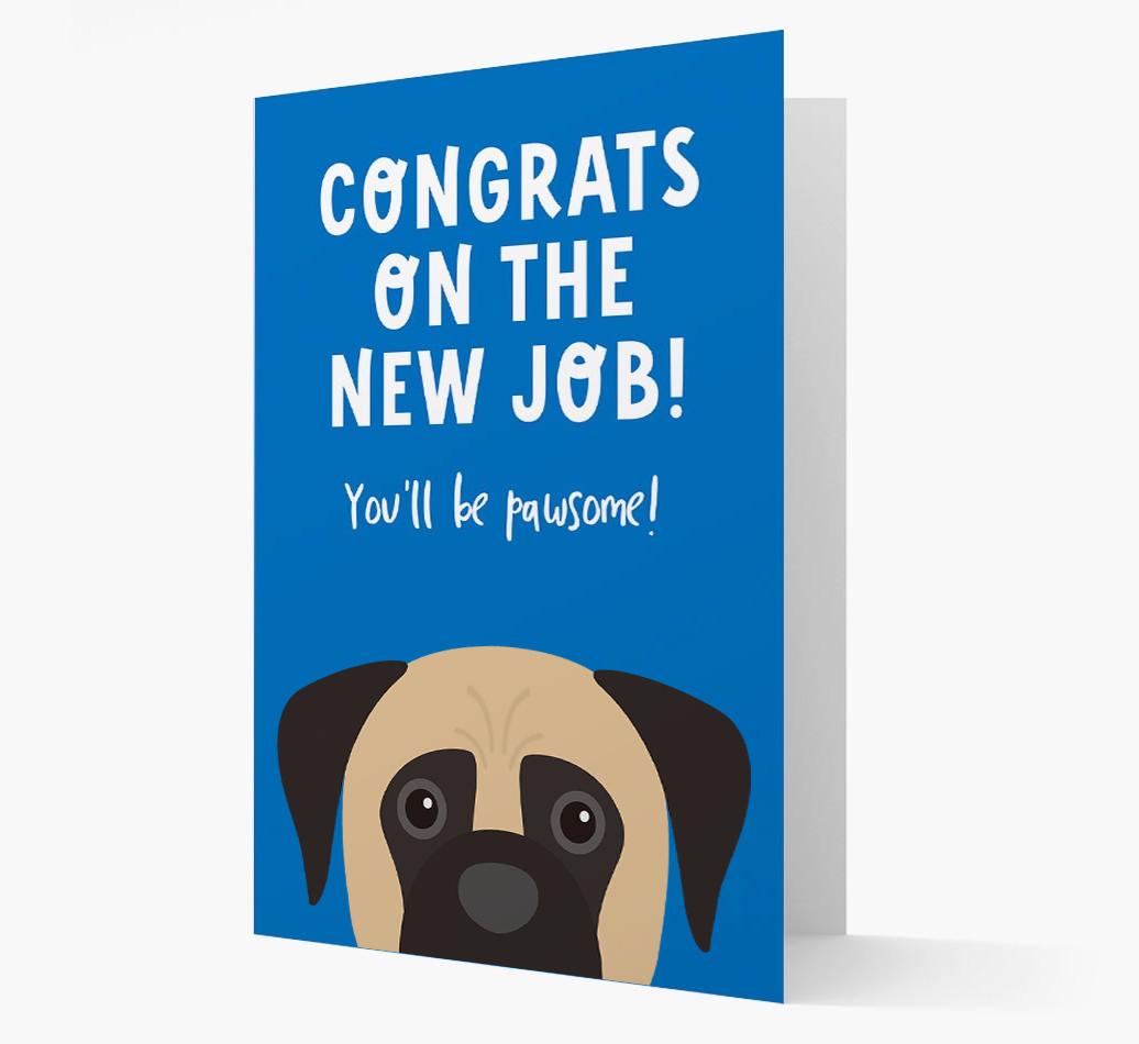 Congrats On The New Job: Personalized {breedFullName} Card