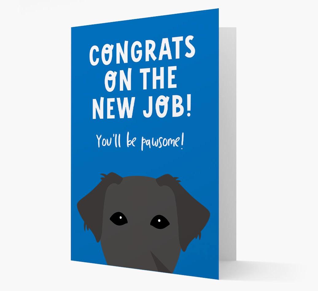 Congrats On The New Job: Personalized {breedFullName} Card