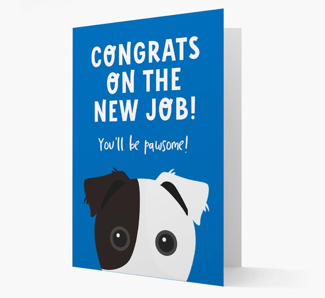 Congrats On The New Job: Personalized {breedFullName} Card