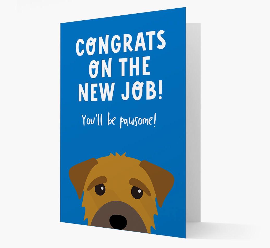 Congrats On The New Job: Personalized {breedFullName} Card
